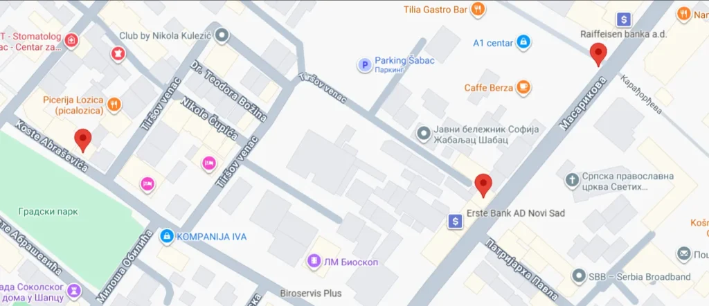 Mappa dell’hotel e degli appartamenti